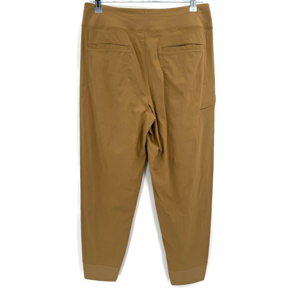 ATHLETA Trekkie North Tan Beige Ankle Jogger Pants Size 8 - Picture 4 of 7
